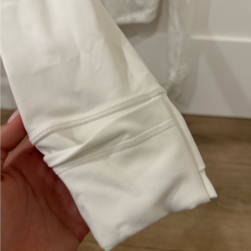 lululemon white defin jacket